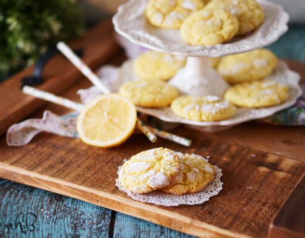 Lemon Crinkle Cookies