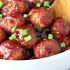 Lady Bird: Cranberry Glazed Meatballs