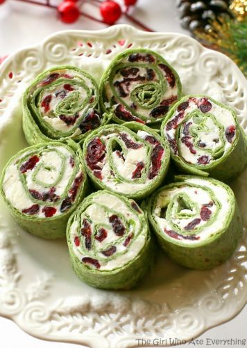 Cranberry and Feta Pinwheels