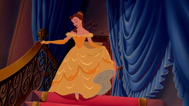 Belle's yellow ball gown