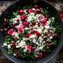 Kale Salad With Cherries And Almond Ricotta And Cherry Vinaigrette