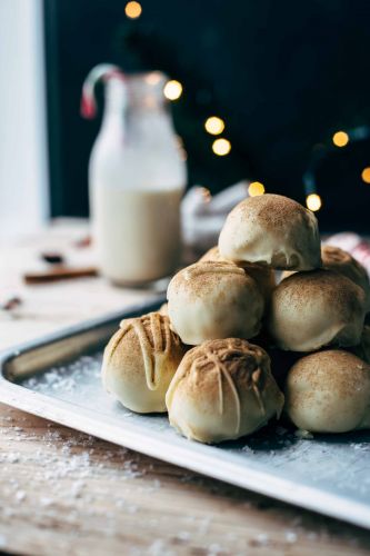 Eggnog Truffles