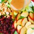 Apple Cranberry Spinach Salad With Balsamic Vinaigrette