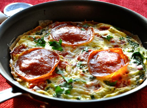 Pizza frittata