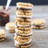 Flourless Peanut Butter Chocolate Ganache Sandwich Cookies
