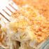 French Onion Chicken Noodle Casserole