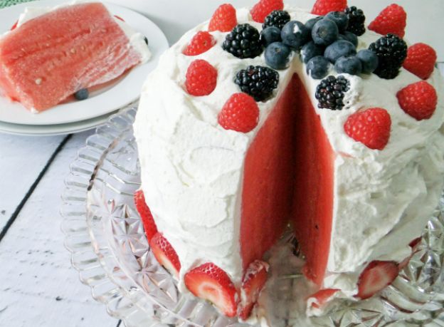 Fresh Watermelon Cake