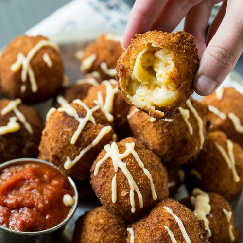 Fried mac and cheese