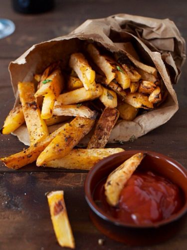 Heavily season your fries
