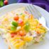 Slow Cooker Ham, Cheese and Veggie Frittata