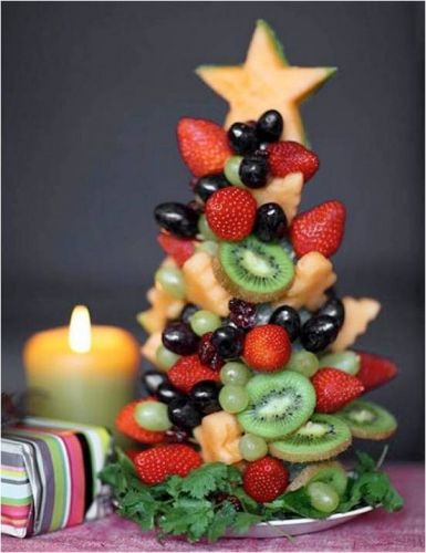 Fruit Christmas tree