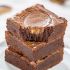 FUDGY PEANUT BUTTER CUP BROWNIES