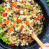 Gallo pinto, black beans and rice (Costa Rica)