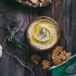 Garlic rosemary hummus