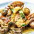 One Pot Garlic Butter Chicken Thighs and Mushrooms
