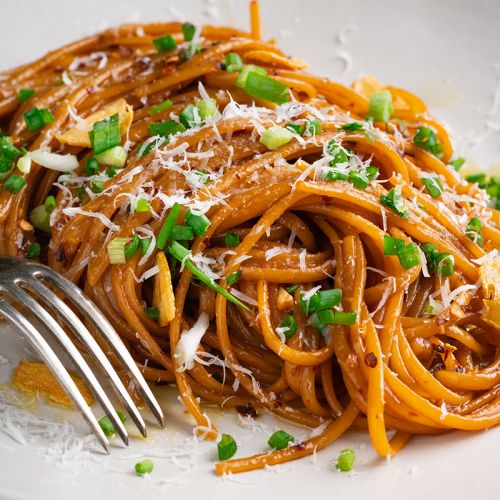 Spicy Garlic Butter Linguine