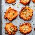 Garlic Butter Smashed Sweet Potatoes with Parmesan