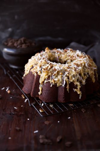 German Chocolate Pound Cake