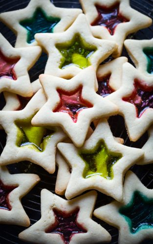 STAINED GLASS COOKIES