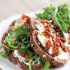 Goat cheese sandwich with sun-dried tomatoes