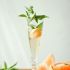 Grapefruit Basil Mimosas