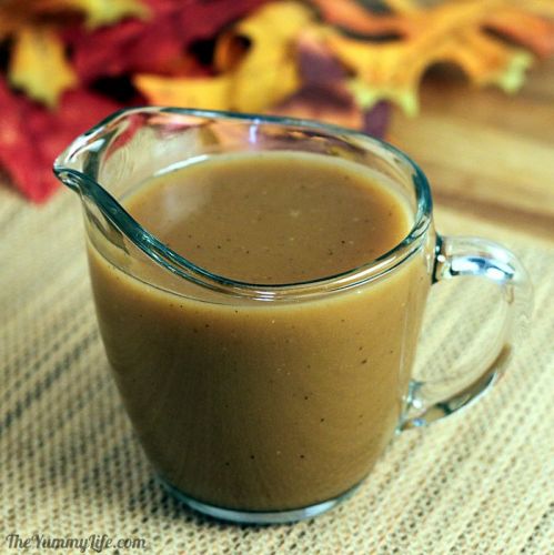 Timesaving make-ahead turkey gravy