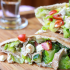 Greek chicken salad pita pockets