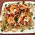 Greek-style shrimp scampi with wholewheat spaghetti