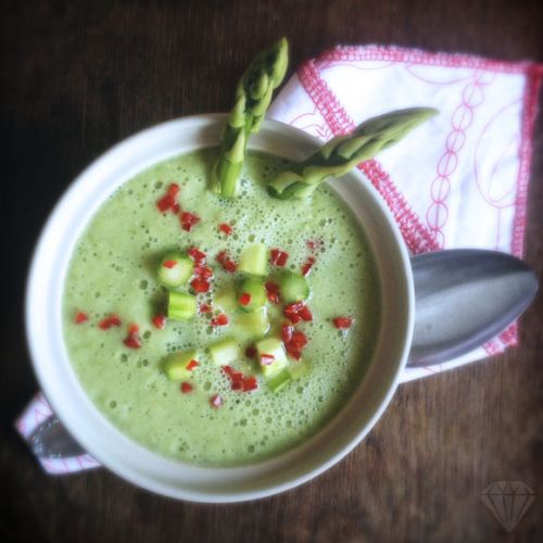 Green Asparagus Gazpacho