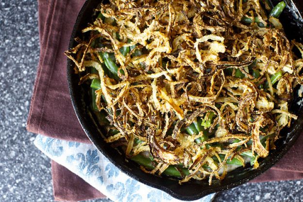Green Bean Casserole with Crispy Onions