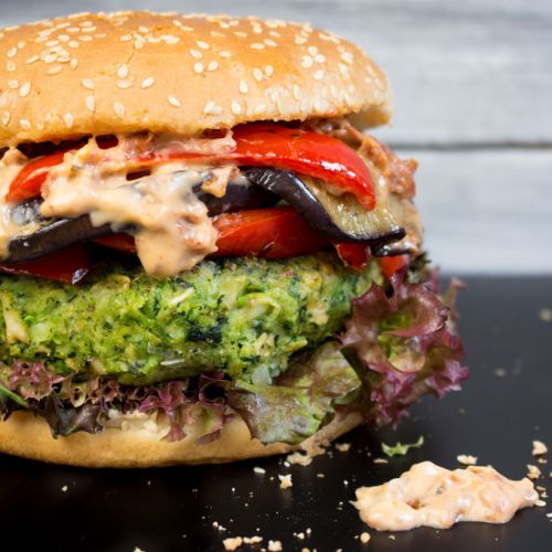 Green monster veggie burger
