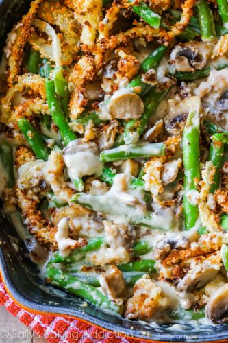 Delish DIY green bean casserole