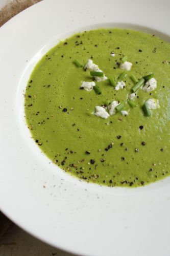 Green pea soup