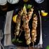 Grilled Chicken Kebabs with Lemon, Chili, Mint and Tzatziki