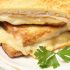 Fancy grilled cheese with Gruyère and shaved turkey
