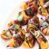 Bacon Wrapped Grilled Peaches with Balsamic Glaze