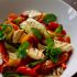 Grilled Pepper, Zucchini and Halloumi Salad