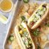 Hot Dogs with Grilled Pineapple and Avocado Salsa