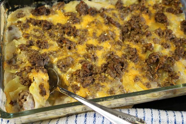Hamburger potato casserole