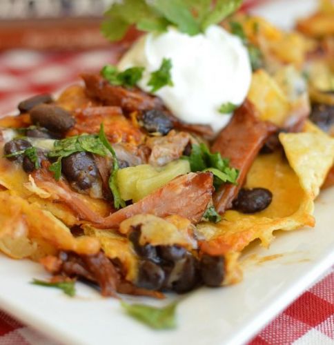 Hawaiian Pork Nachos