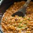healthy maple bacon baked beans