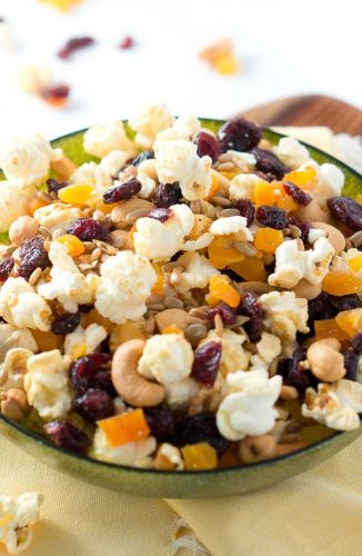 Healthy Popcorn Trail Mix