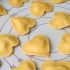 Four cheese ravioli hearts