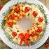 Holiday Cheese Wreath