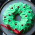 M&M's wreath cake
