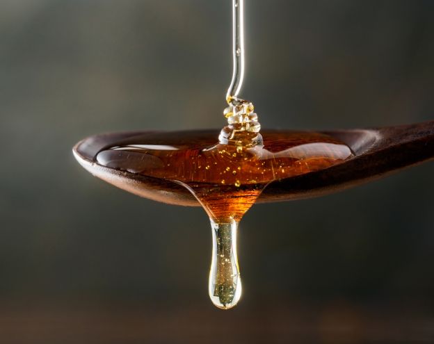 Oil The Spoon Before Measuring Out Honey