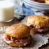 Hot Ham & Cheese Sandwiches with Bacon and Caramelized Onions