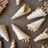 Mini ice cream waffle cones