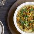 Mashed Potato Crusted Butternut Squash, Brussels Sprouts, and Tofu Pie