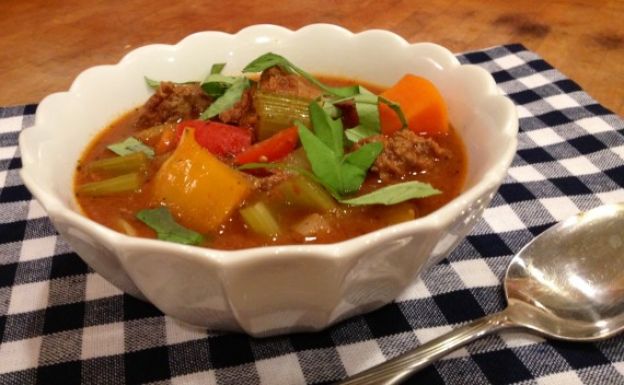 Beef n Bison Heart Stew